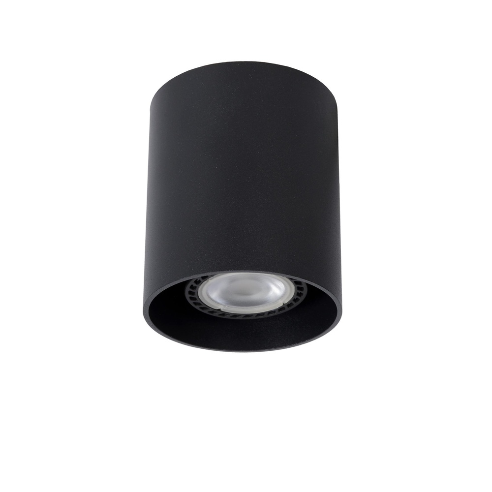 Lucide PlafondspotBodi Ø 8cm zwart - 09100/01/30